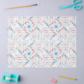 Boho Arrows und Sun V11 White ID748 Seidenpapier (Basteln)