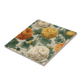 Boho Art Deco Ranunculus Tiles For Artful Floors Fliese (Seite)