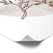Boho Art Foliage Poster (Ecke)