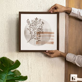 Boho Art Foliage Poster