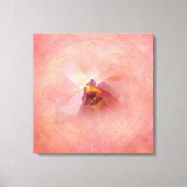 Boho Art Magic Pink Blume Watercolor Leinwanddruck