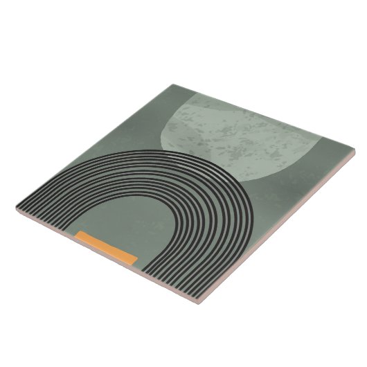 Boho Art Regenbogen Fliese (Seite)