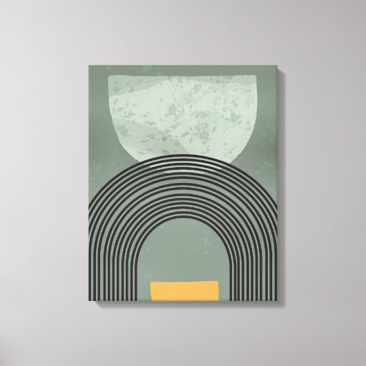 Boho Art Regenbogen Leinwanddruck (Vorderseite)