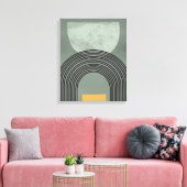 Boho Art Regenbogen Leinwanddruck (Insitu (Wohnzimmer))