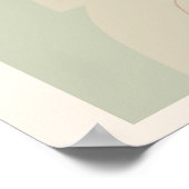 Boho Art Style Moderne Vase Pflanze Poster (Ecke)