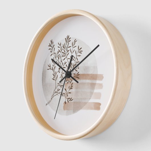 Boho Art Wall Clock - Bohemischer Stil Uhr (Winkel)