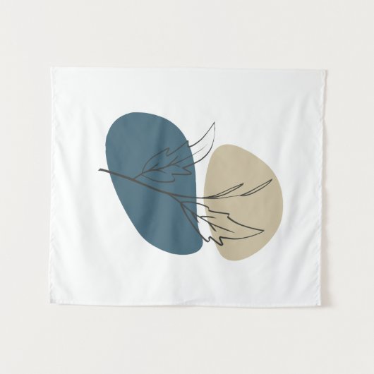 Boho Art Wandteppich (Vorderseite (Horizontal))