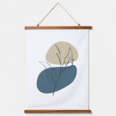 Boho Art Wandteppich Mit Holzrahmen (Vorderseite)