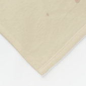 Boho Art-Wolf-Halo-Porträt Fleecedecke (Ecke)