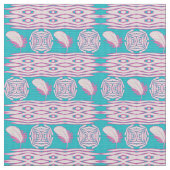 boho Artethik-Federmuster Stoff (Nahaufnahme)