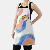 Boho Artistic Abstrakt Paint Strokes Schürze (InSitu)