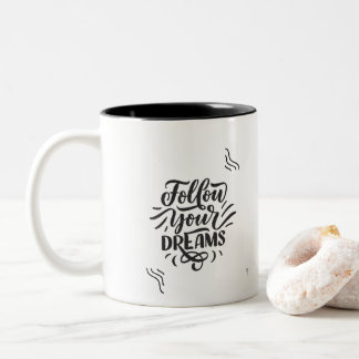 Boho-Ästhetik Frau Gesicht Linien Kunst Notizbuch Zweifarbige Tasse
