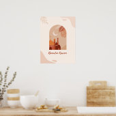 Boho Ästhetik Ramadan Kareem Ramadan Poster (Küche)
