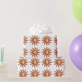 Boho-Ästhetik-Regenbogen-Party Geschenkpapier
