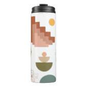 Boho Ästhetik Thermosbecher (Vorderseite)