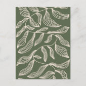 Boho ästhetische Collage Post Card 032 Postkarte (Vorderseite)