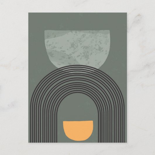 Boho ästhetische Post Card 003 Postkarte (Vorderseite)