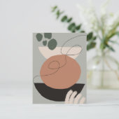 Boho Ästhetische Postkarte 010 (Stehend Vorderseite)