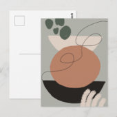 Boho Ästhetische Postkarte 010 (Vorne/Hinten)