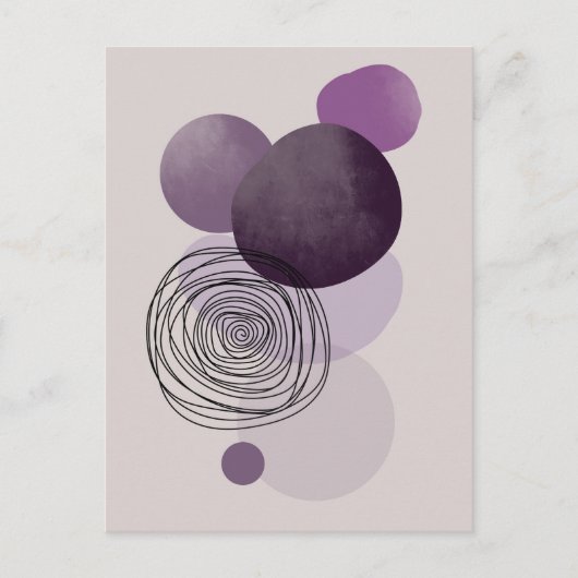 Boho Ästhetische Postkarte 020 (Vorderseite)
