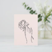 Boho Ästhetische Postkarte 021 (Stehend Vorderseite)