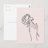 Boho Ästhetische Postkarte 021 (Vorne/Hinten)