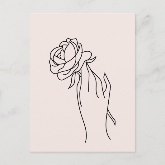 Boho Ästhetische Postkarte 021 (Vorderseite)