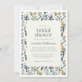 Boho Ästhetische Wildblume Brautparty Einladung (Vorderseite)