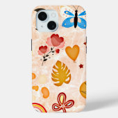 Boho ästhetischen Stickers Collage Phone Case (Rückseite)