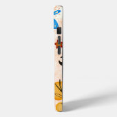 Boho ästhetischen Stickers Collage Phone Case (Rückseite / Links)