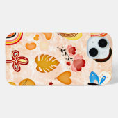 Boho ästhetischen Stickers Collage Phone Case (Rückseite (Horizontal))