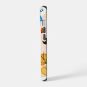 Boho ästhetischen Stickers Collage Phone Case iPhone 15 Hülle (Linke Seite)