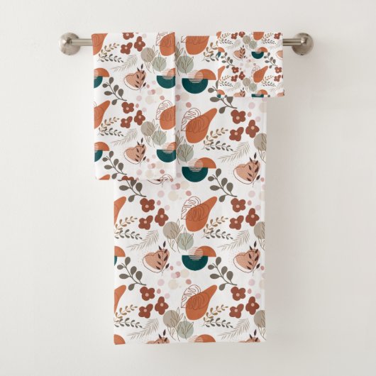 BOHO Ästhetisches Muster A10 Badhandtuch Set (Insitu)