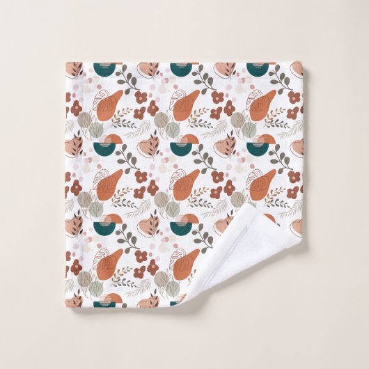 BOHO Ästhetisches Muster A10 Badhandtuch Set (Waschlappen)