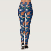 BOHO Ästhetisches Muster A10 D Blue BG Leggings (Rückseite)