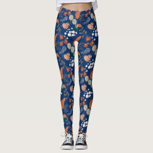 BOHO Ästhetisches Muster A10 D Blue BG Leggings