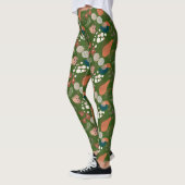 BOHO Ästhetisches Muster A10 D Green BG Leggings (Links)