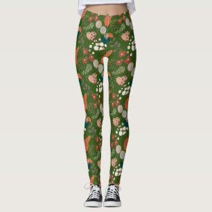 BOHO Ästhetisches Muster A10 D Green BG Leggings