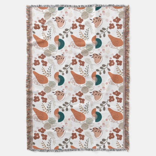 BOHO Ästhetisches Muster A10 Decke (Vorderseite Vertikal)