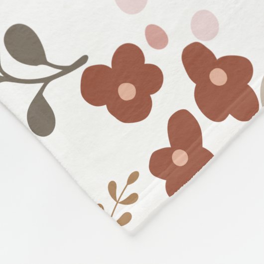 BOHO Ästhetisches Muster A10 Fleecedecke (Ecke)