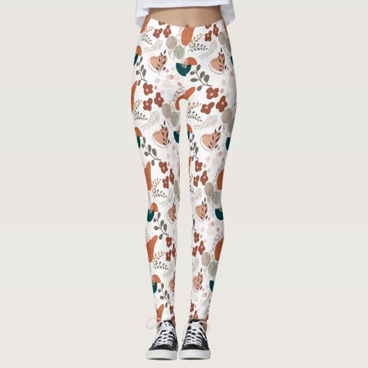BOHO Ästhetisches Muster A10 Leggings (Vorderseite)
