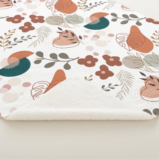 BOHO Ästhetisches Muster A10 Sherpadecke (3/4)