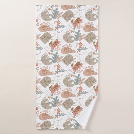 BOHO Ästhetisches Muster A11 Badehandtuch (Badehandtuch)