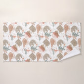 BOHO Ästhetisches Muster A11 Badehandtuch (Badehandtuch)