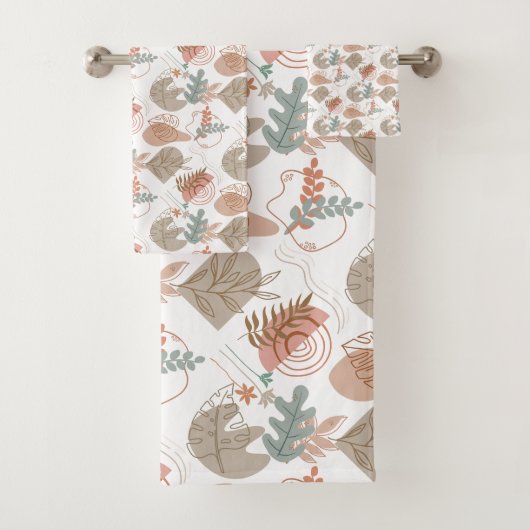 BOHO Ästhetisches Muster A11 Badhandtuch Set (Insitu)