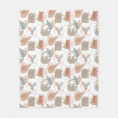BOHO Ästhetisches Muster A11 Fleecedecke (Vorderseite)