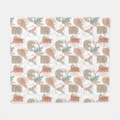 BOHO Ästhetisches Muster A11 Fleecedecke (Vorderseite (Horizontal))
