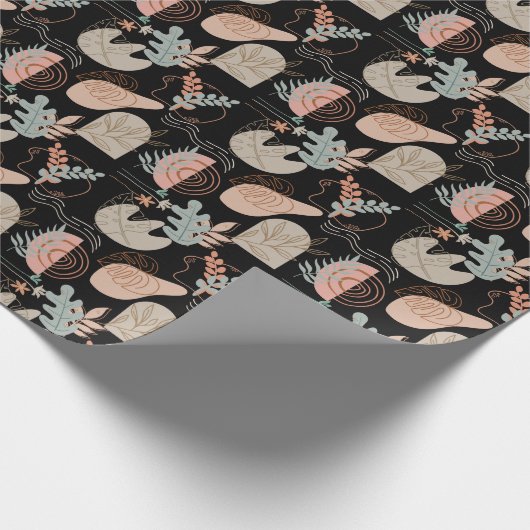 BOHO Ästhetisches Muster A11 Geschenkpapier (Ecke)