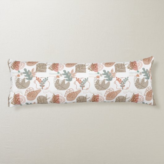 BOHO Ästhetisches Muster A11 Seitenschläferkissen (Rückseite)