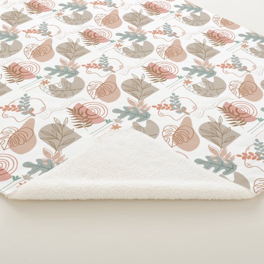 BOHO Ästhetisches Muster A11 Sherpadecke (3/4)